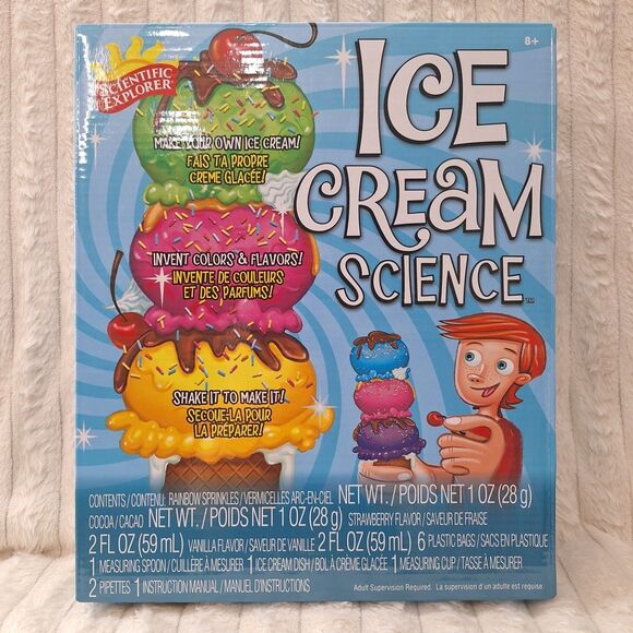 Scientific Explorer Make Own Ice Cream Science Experiment Kit Educational Stem - Picture 1 of 3